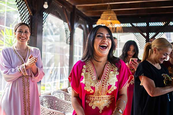 Célébration de fiançailles au Maroc
