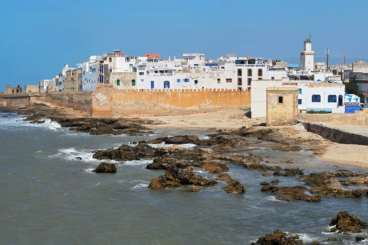 Événement professionnel en bord de mer au Maroc avec vue océanique